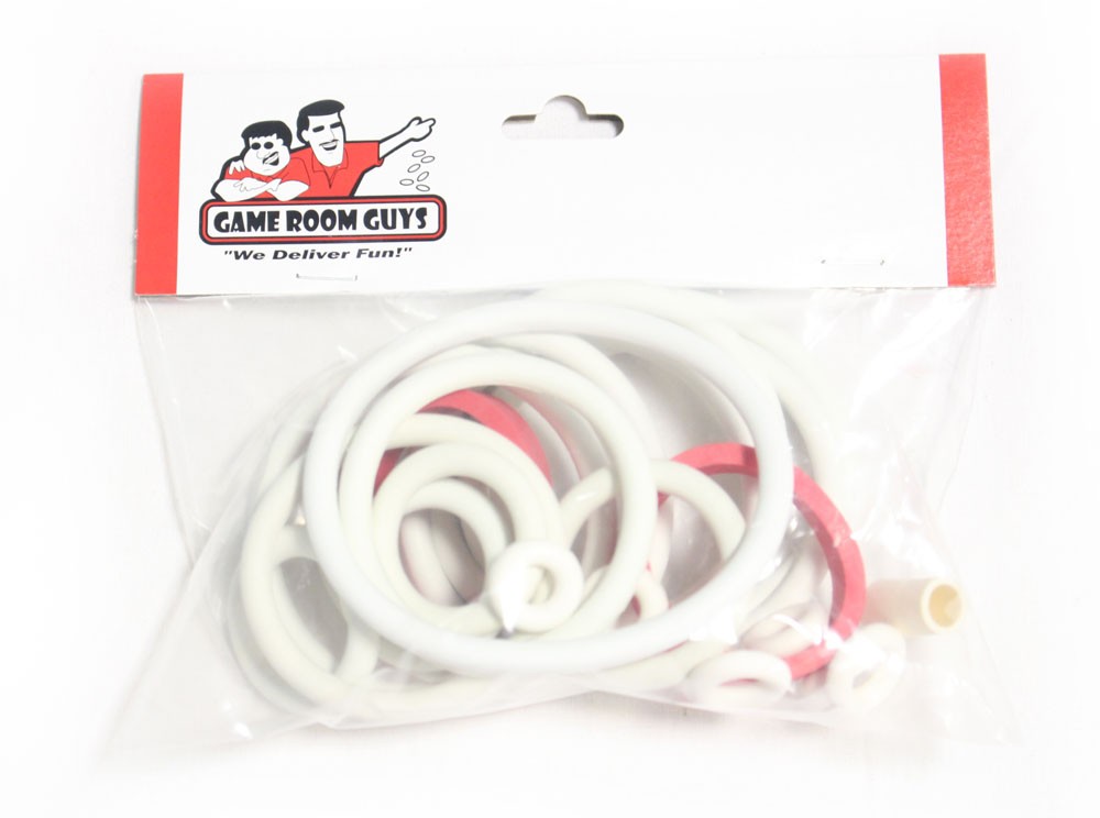 Zaccaria Nautilus Pinball Machine Replacement Repair Rubber Ring Kit White