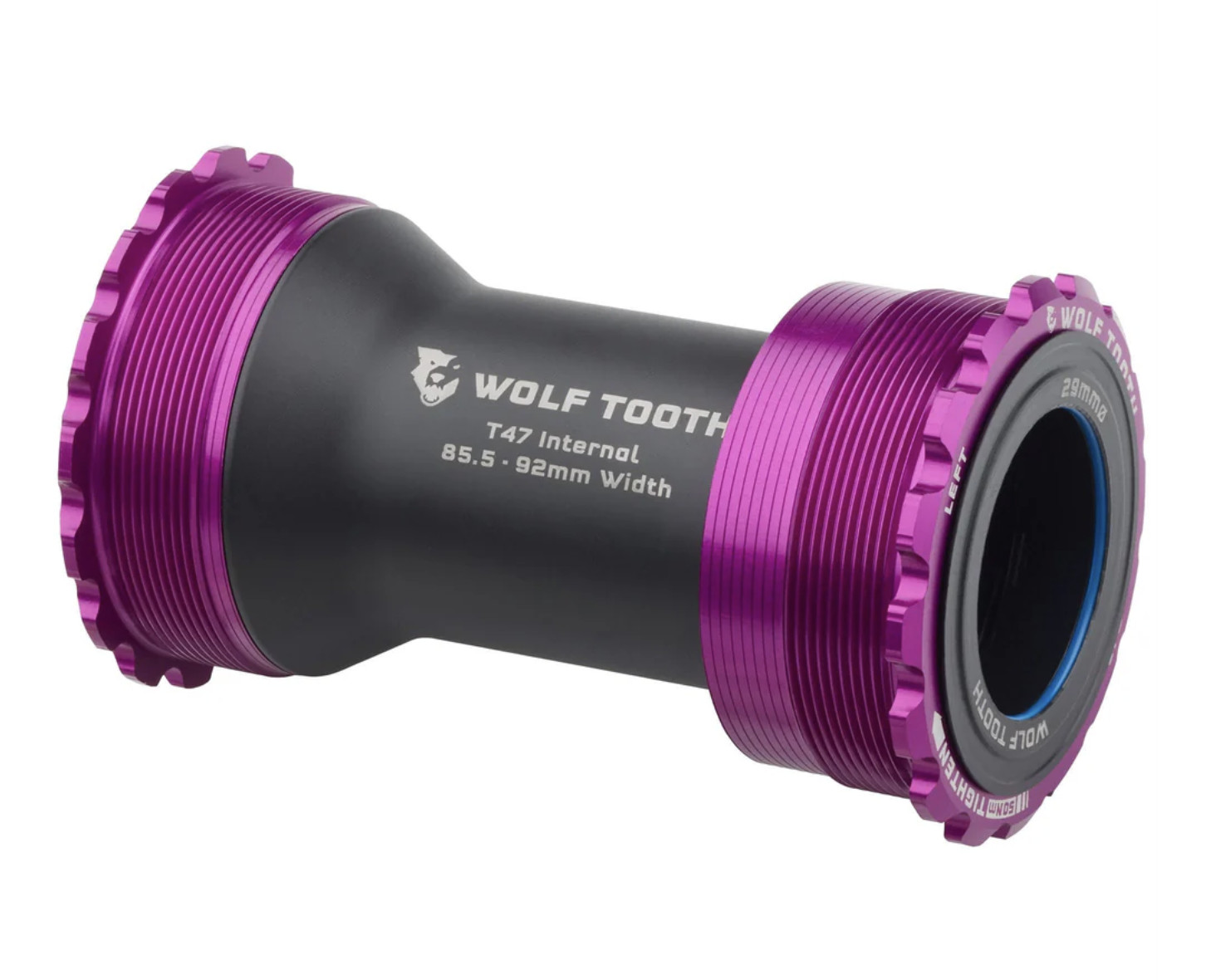 Wolf Tooth Bottom Bracket - T47 Internal - For 29mm - Made in USA - Purple