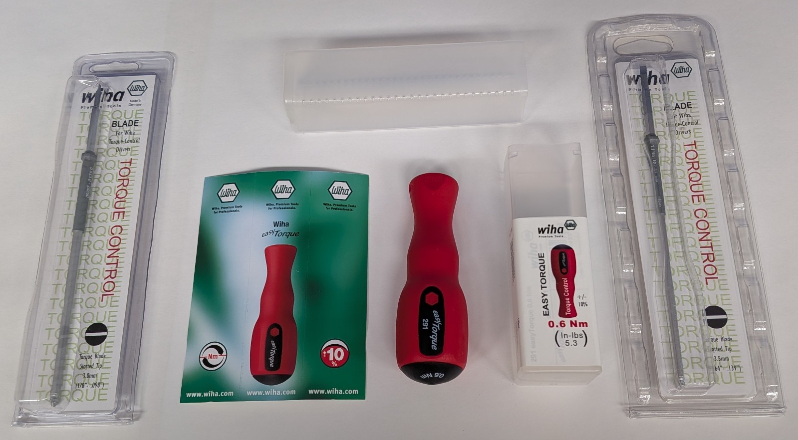 Wiha 0.6Nm Torque Screwdriver with 2 bits