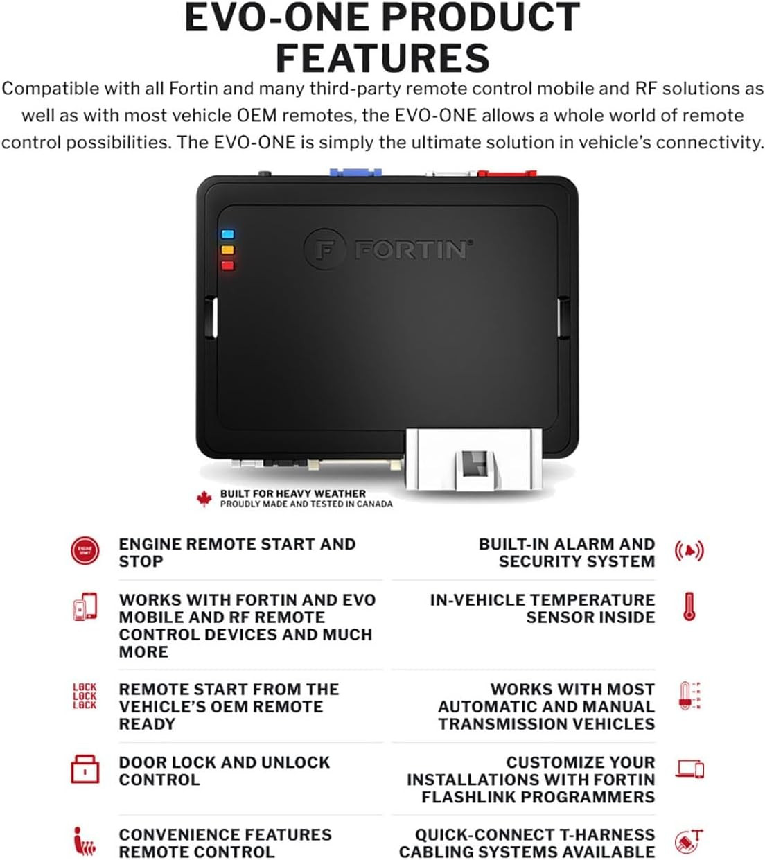 EVO-ONE All-In-One Remote Start & Security System
