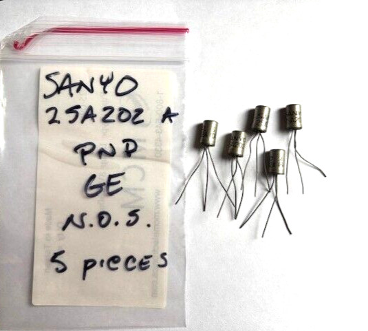 New old stock Sanyo 2SA202 A NOS Germanium PNP  transistor for fuzz guitar pedal