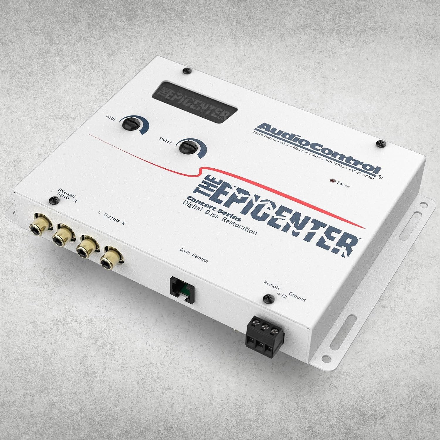 Car Audio Bass Processor Subwoofer Enhancer with Remote Control and Filter