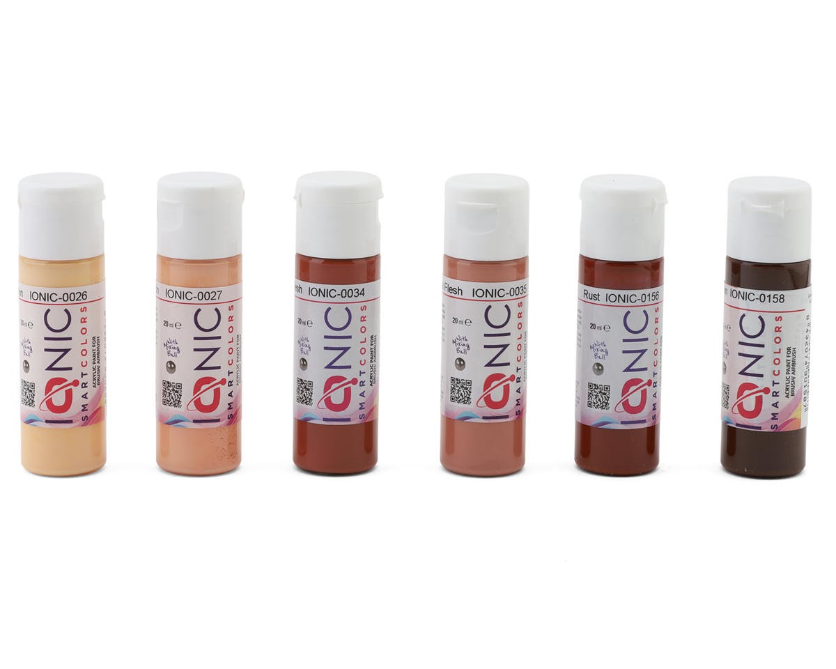 Ammo By Mig Ionic Flesh Tones Colors Airbrush Acrylic Paint Set [ABJIONIC-0505]