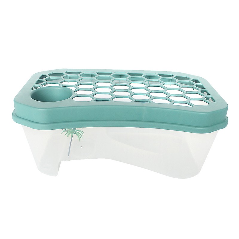 Turtle Tortoise HabitatReptile Vivarium Box with Basking Ramp Aquarium Tools~