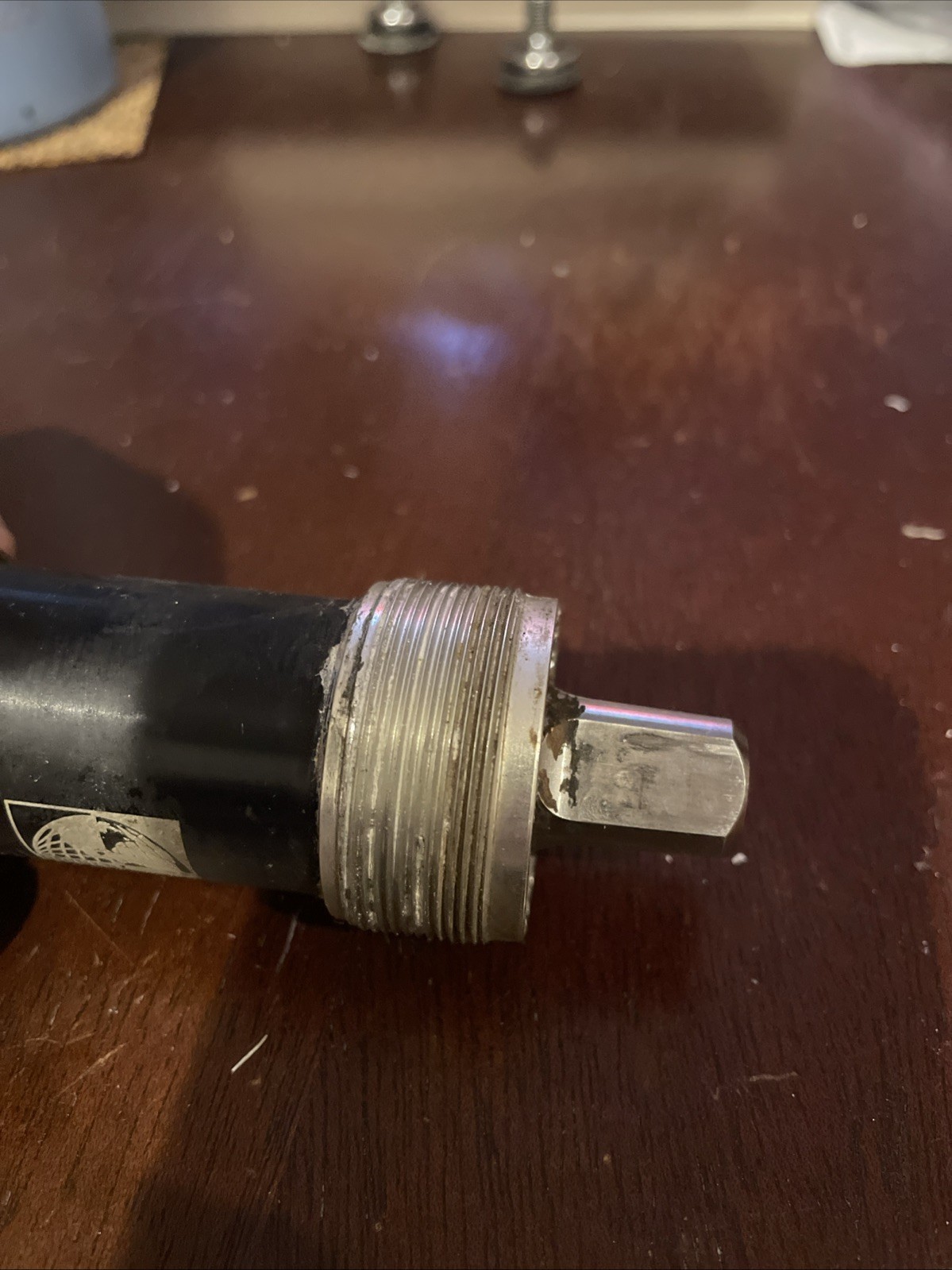World Class Titanium Bottom Bracket English Threads 115mm spindle