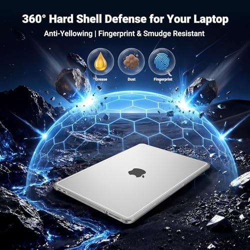 Compatible with MacBook Neo 13 inch Case 2026 Release Model A3404 Matte Clear