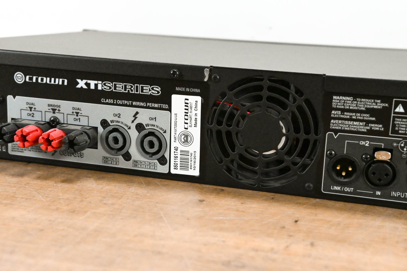 Crown XTi 2002 2-Channel Power Amplifier CG013CZ
