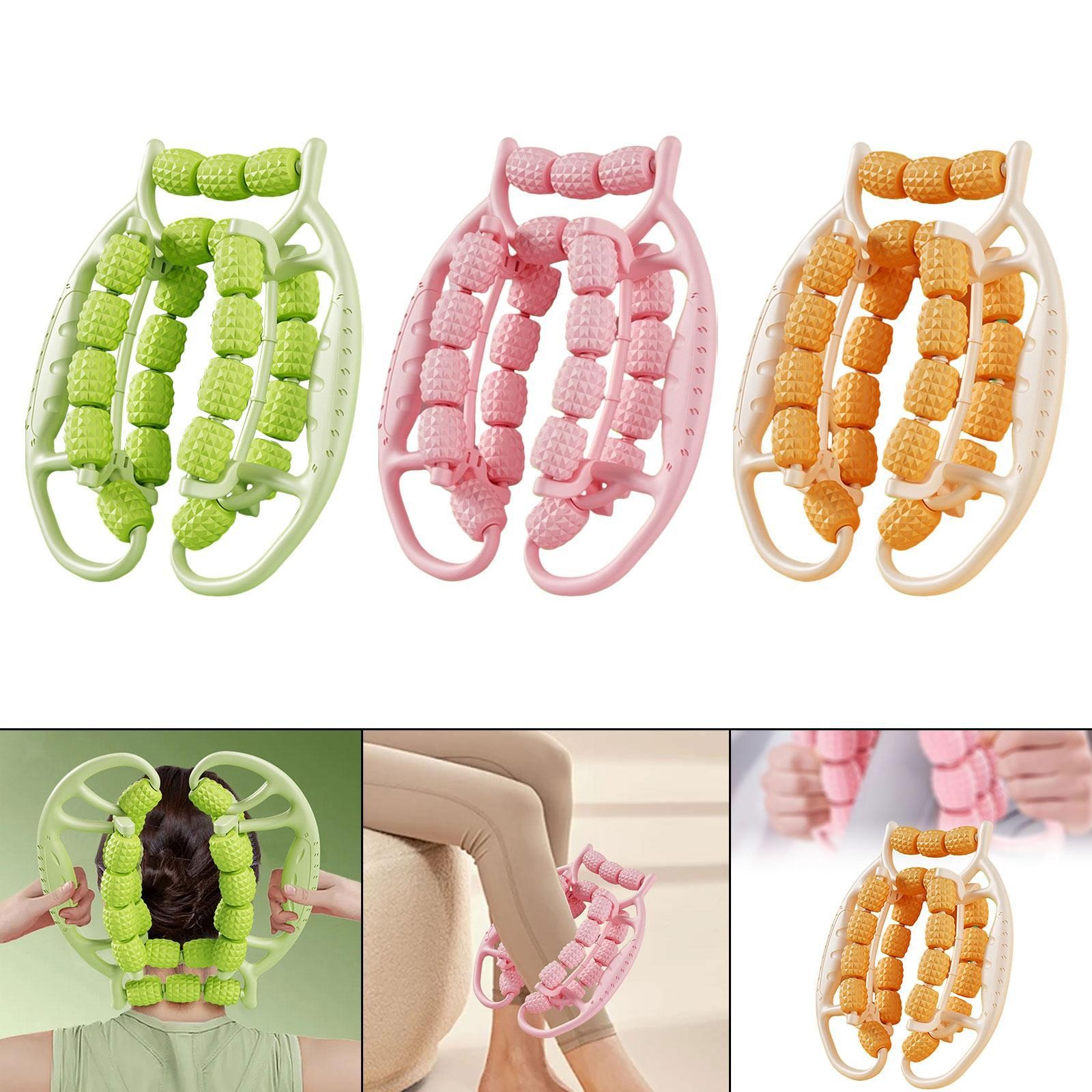 Circular Leg Clamp Lightweight Handheld Muscle Roller for Hand Sports Arm