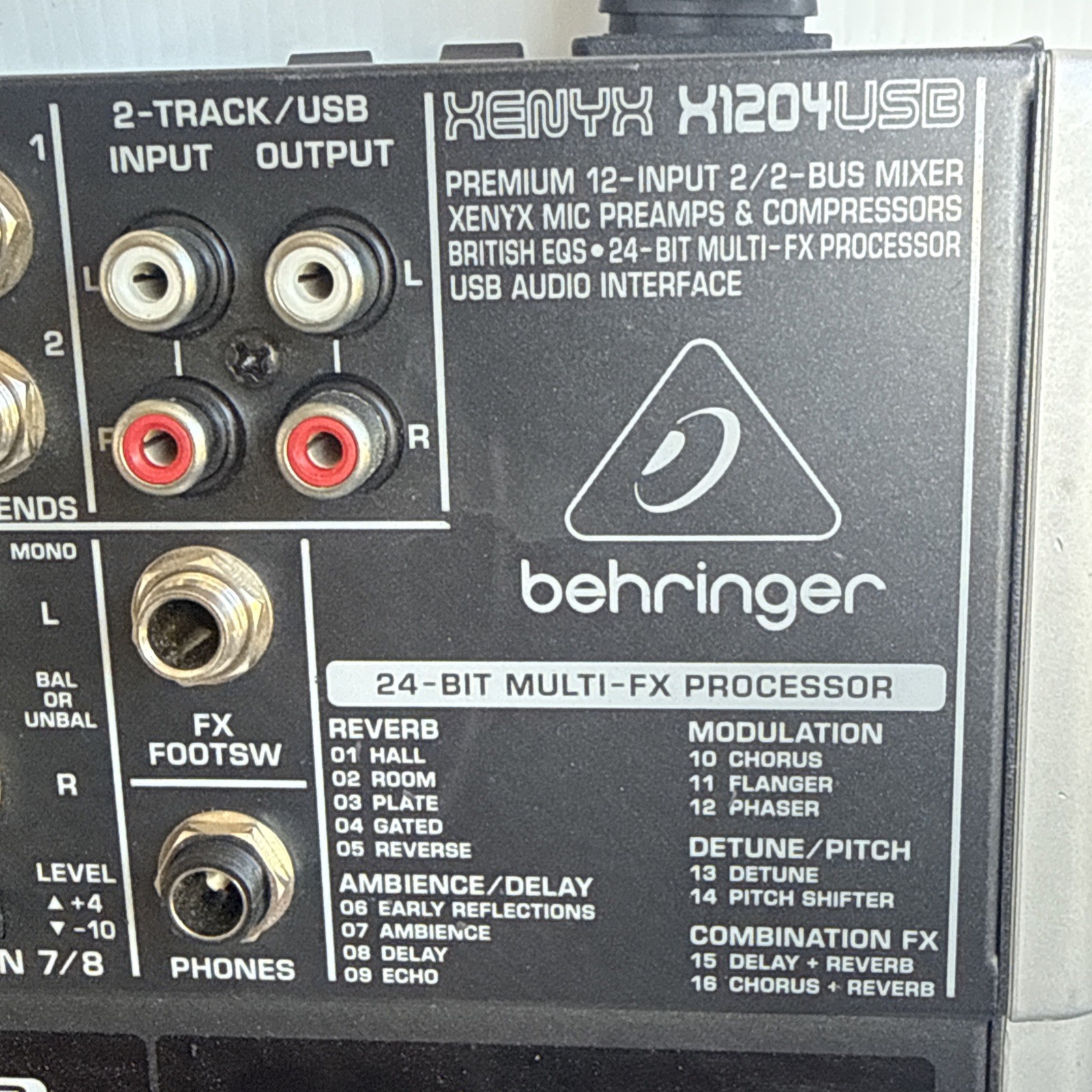 🎧 Behringer XENYX X1204USB USB Mixer - Great Functional Condition