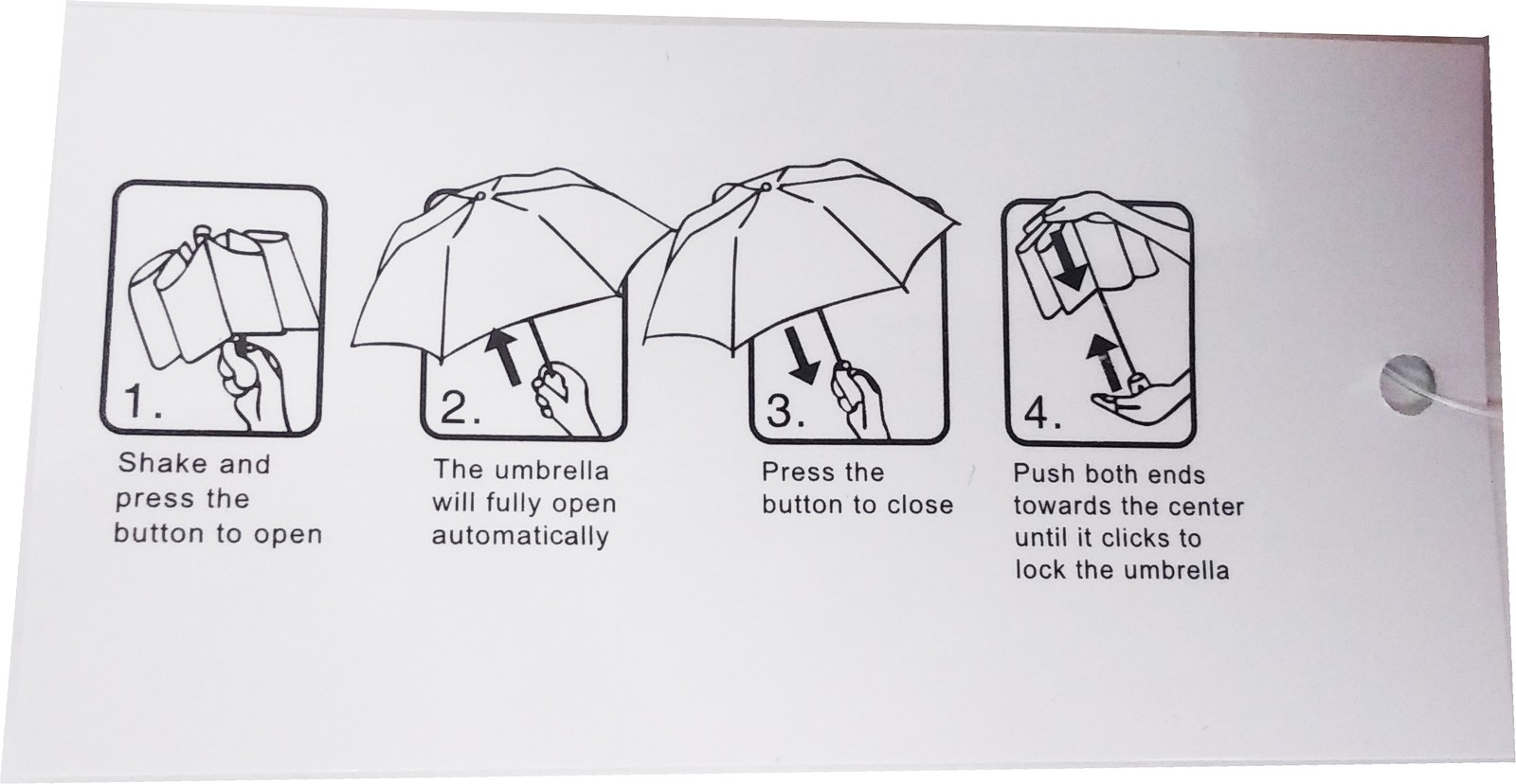 Eastern Star Vented Auto Open Compact Golf Umbrella