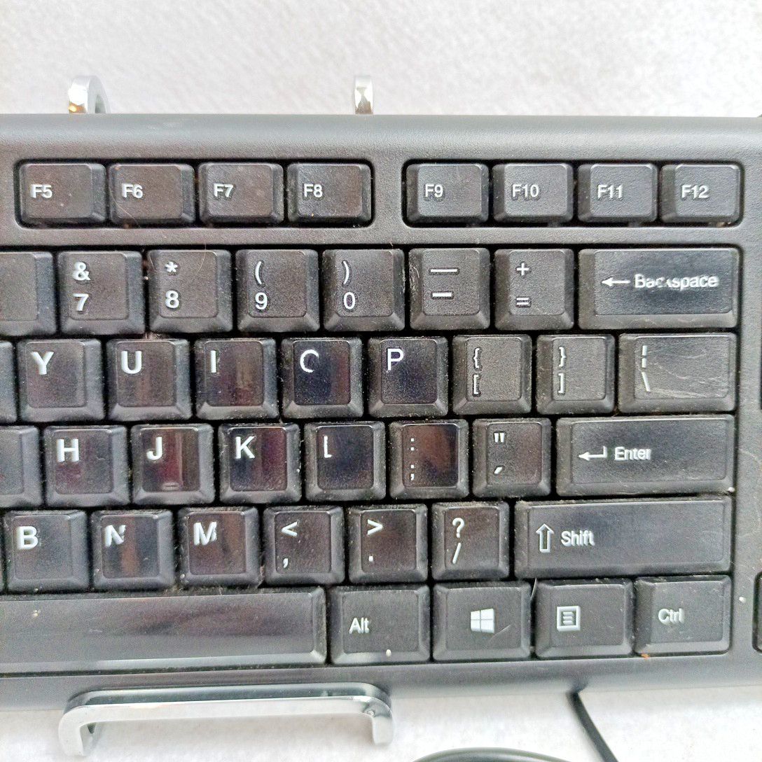 HP USB Wired Keyboard SK-2085 Black PC Computer Keyboard EUC