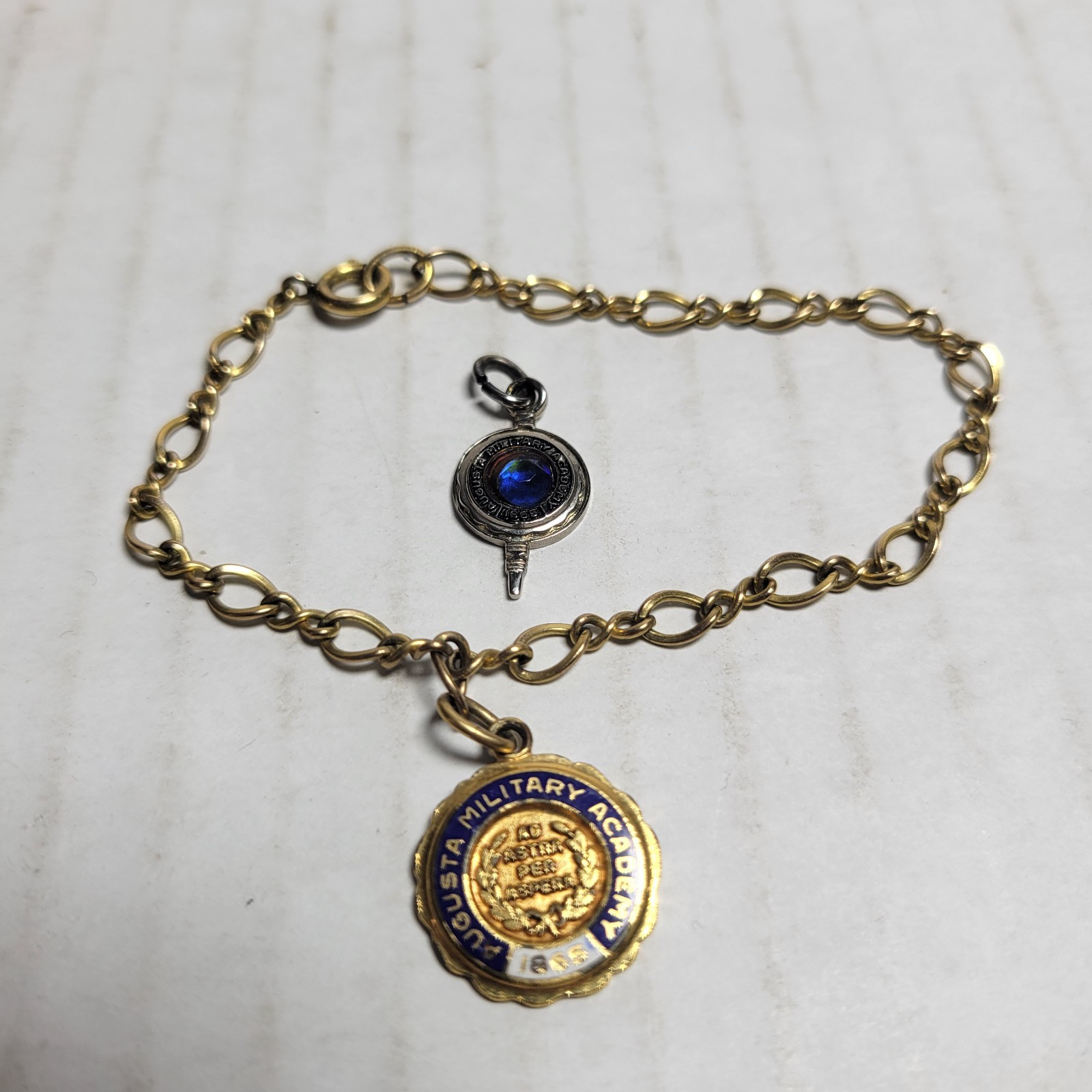 Augusta Military Academy Charm Lot of 2