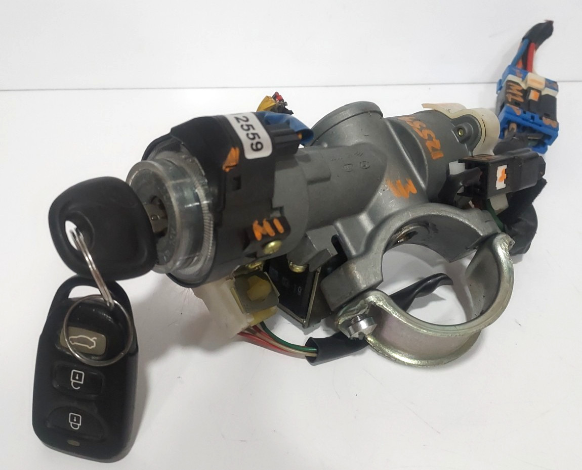 2007-10 Hyundai Elantra Ignition Switch Lock Assembly w/Key & Fob OEM w/ Pigtail