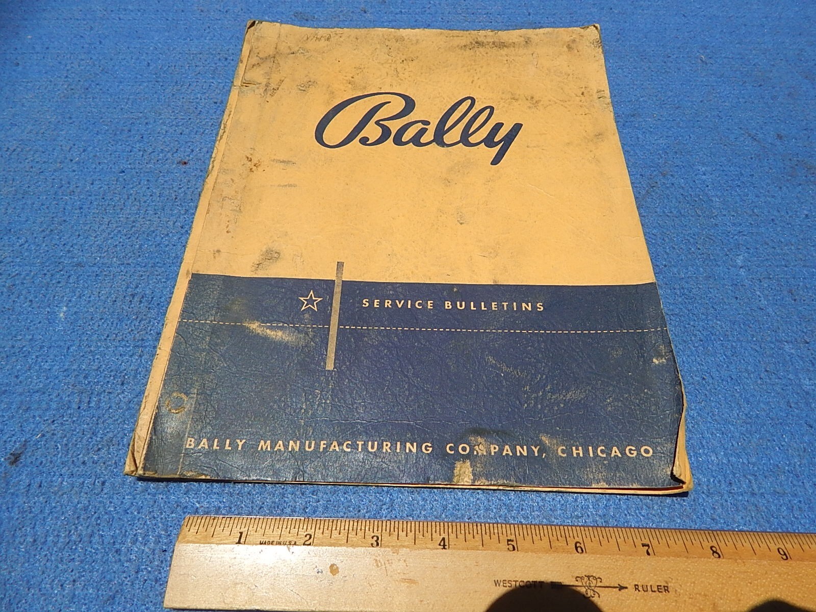 1949 Bally Folder: Service Bulletins (plus 4 inserted sheets)