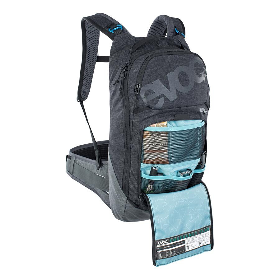 EVOC, Trail Pro 10, Protector backpack, 10L, Stone/Carbon Grey, LXL