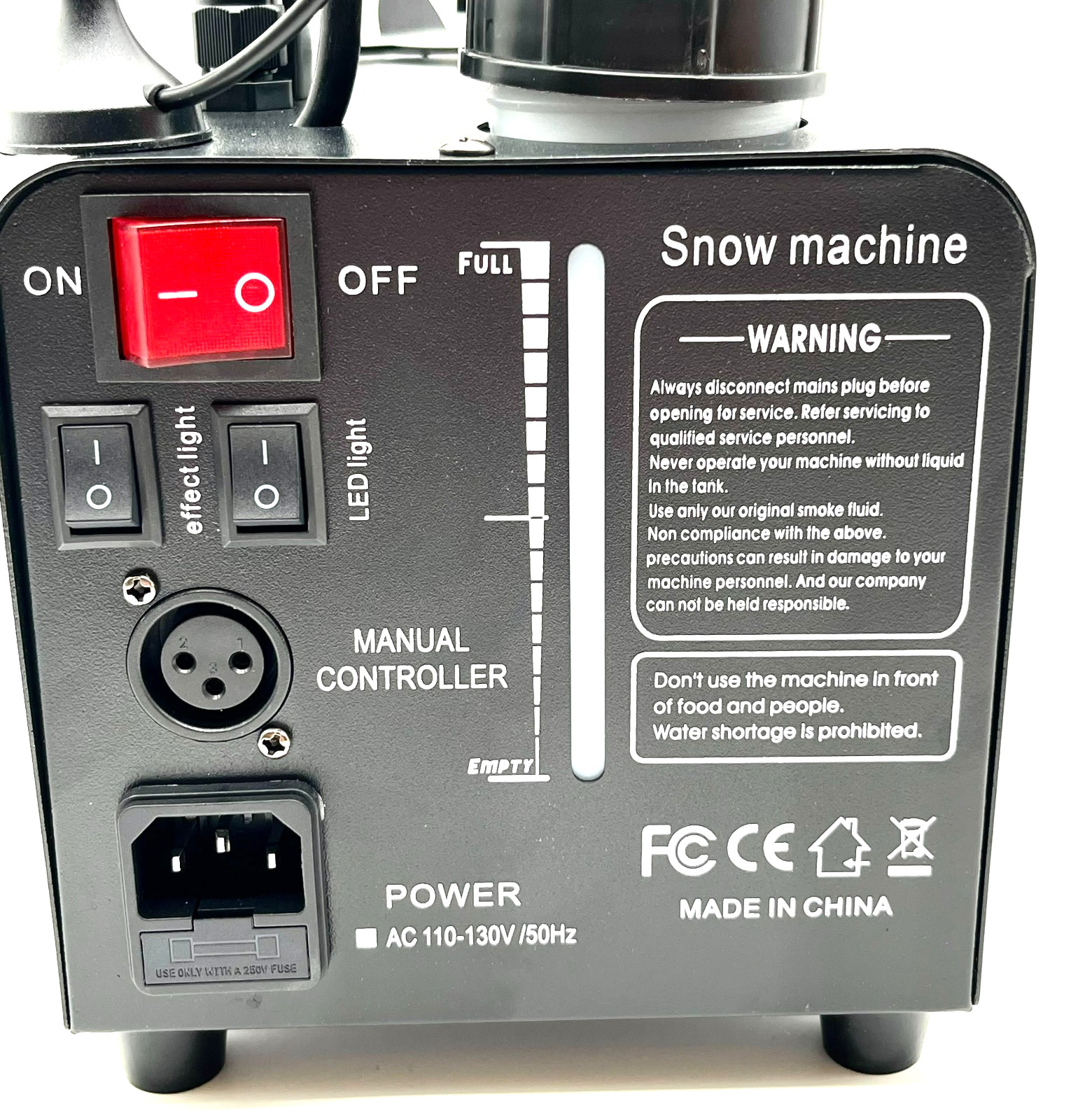 Hakuta 800W Snowflake Machine 900ml Tank Remote Control
