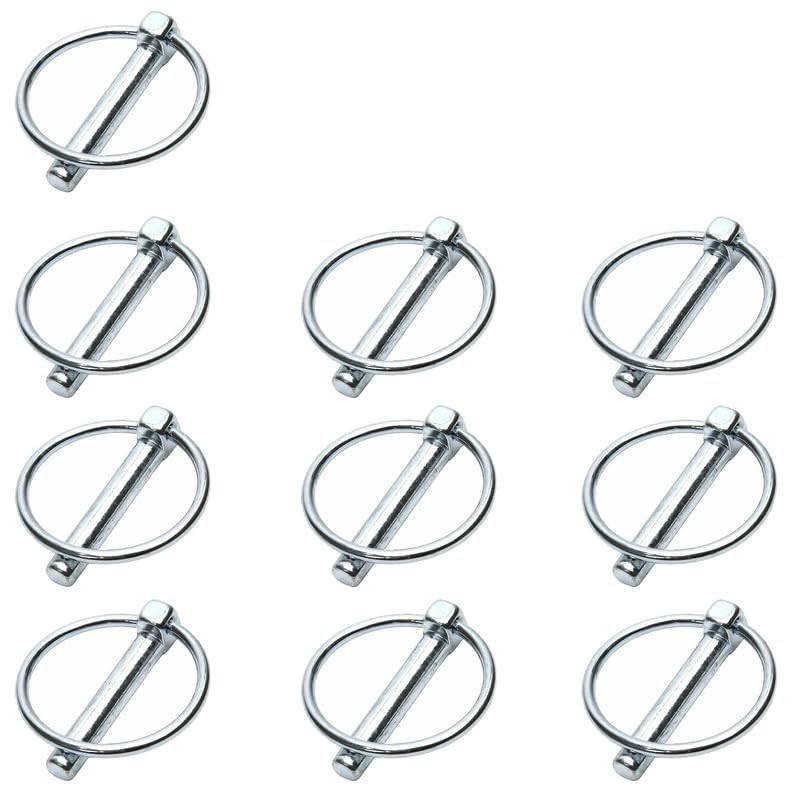 10 PCS 4.5mm x 36mm Linch Pins Cotter Pin Lock Retaining Pins for Trailers