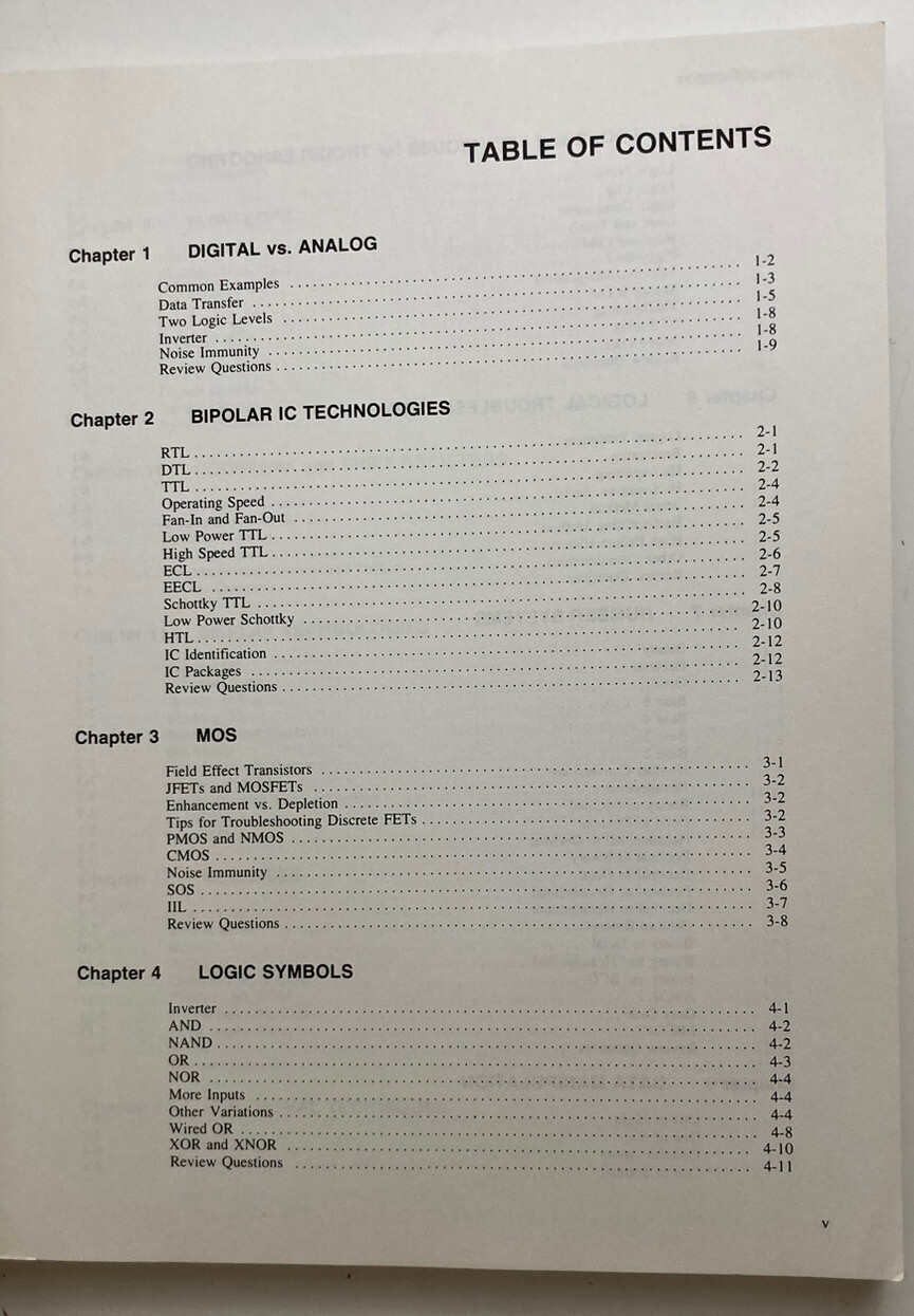DIGITAL TROUBLESHOOTING - Richard E Gasperini (1976) Vintage Electronic Theory