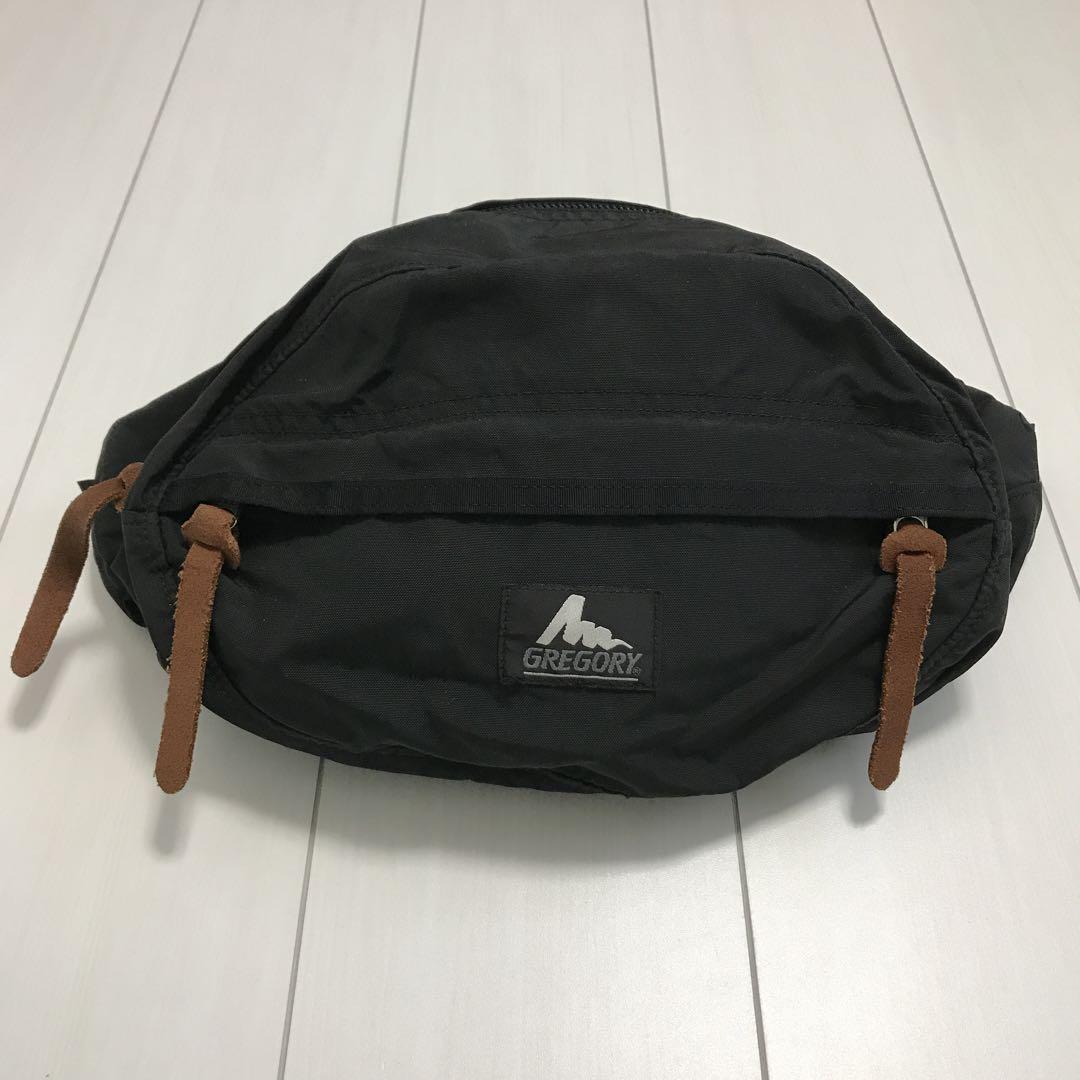 Old Brand Clothing 90'S Tag Made In America Gregory Waist Bag Black Vintage Men