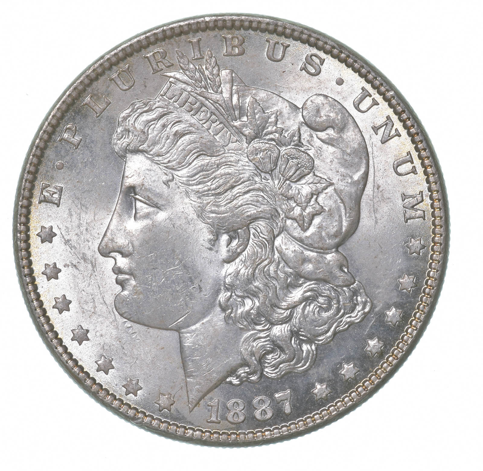1887 Morgan Silver Dollar Toned Great Color! *4502