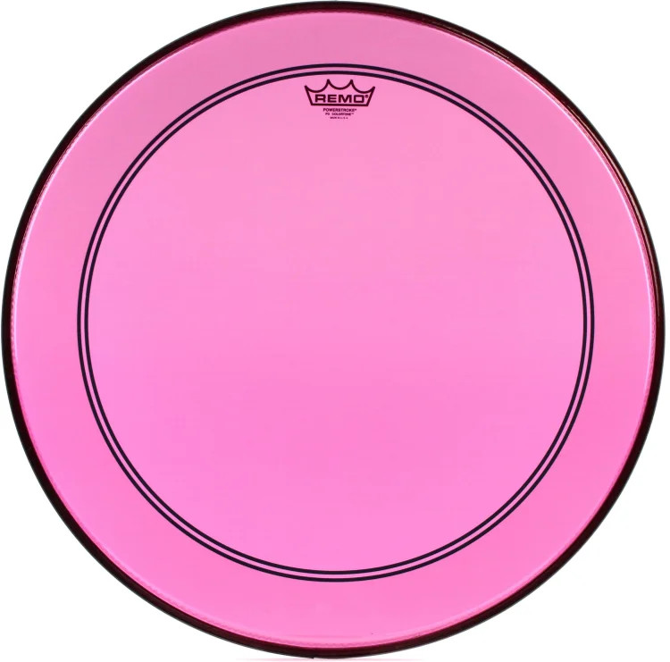 Remo Powerstroke 3 Colortone Bass Drumhead - 22" - Pink