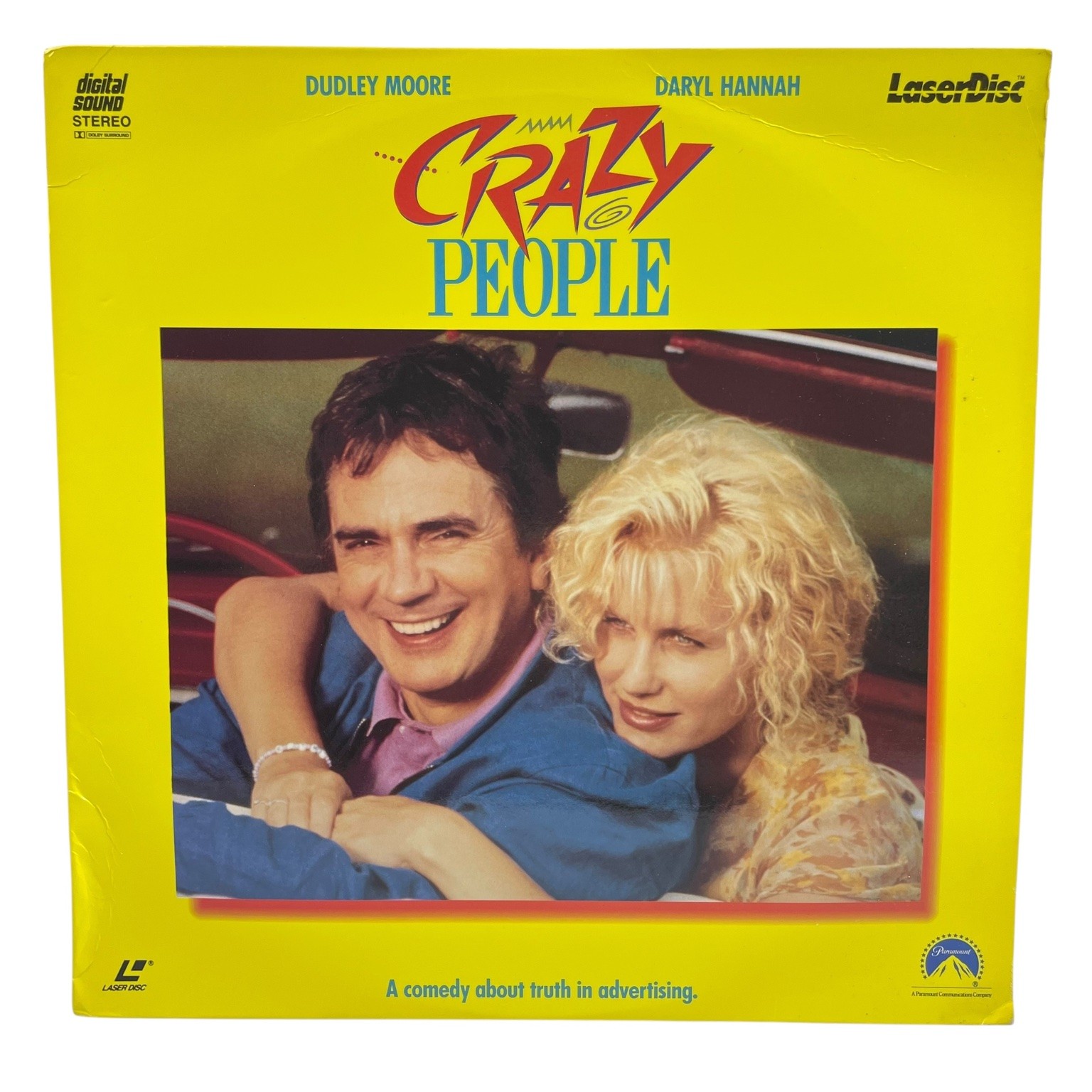 Crazy People LaserDisc 1990 Comedy Digital Sound Stereo Paramount