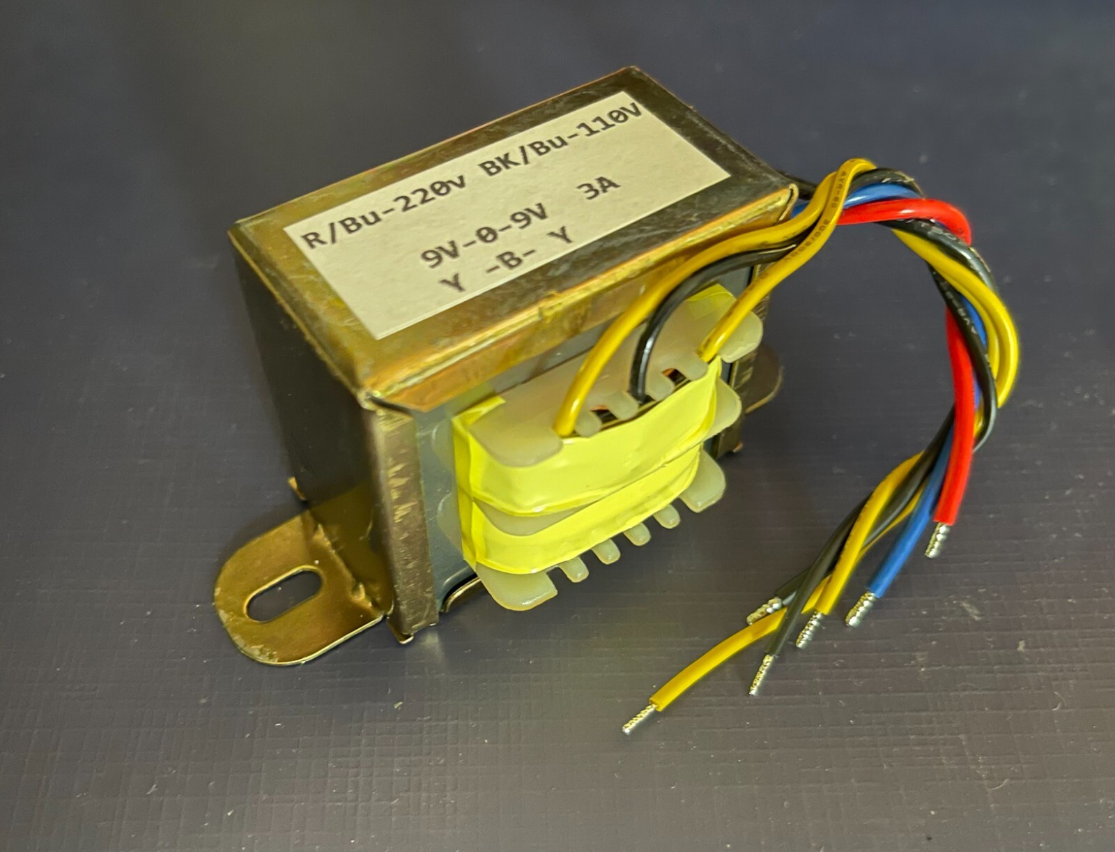 9V Transformer 9V-0-9V  CT 3AMP, 3000mA 110V/220v  to 9VAC , 18VAC TRUE AMP NEW
