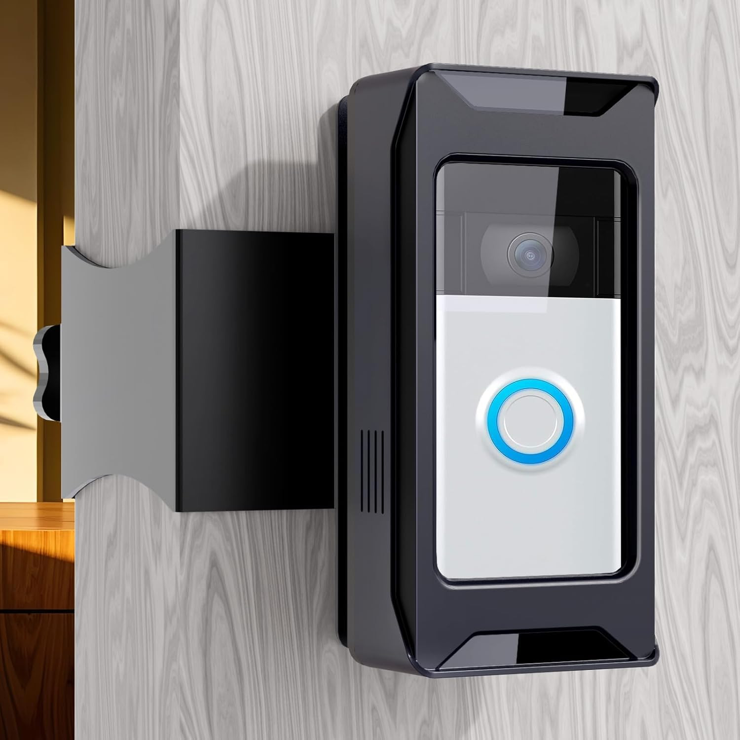 Anti-theft Video Doorbell Mount Adjustable Bracket Compatible with Ring & Blink