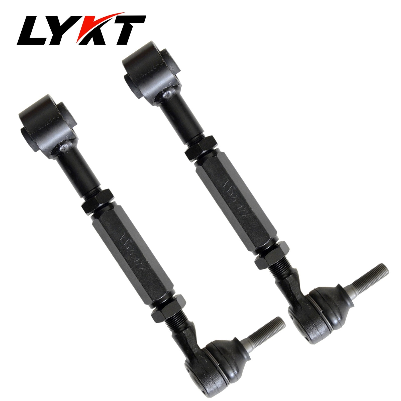 LYKT 2pcs Adjustable Arms Alignment Rear Toe Kit for Subaru、Scion FR-S、Toyota 86