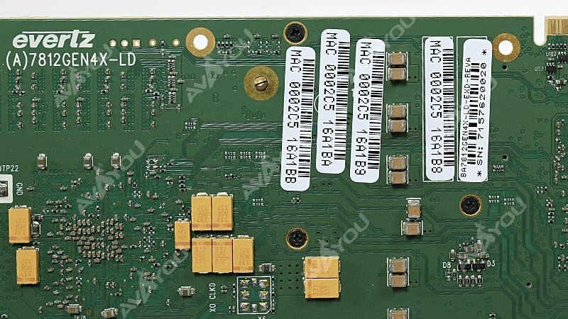 Evertz 7880R2x1-IP-CS MPEG Transport Stream over IP Clean Switch Module +3RU
