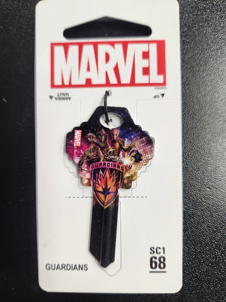 MARVEL GUARDIANS OF GALAXY SCHLAGE SC1 KEYBLANK - READ DETAILS BELOW