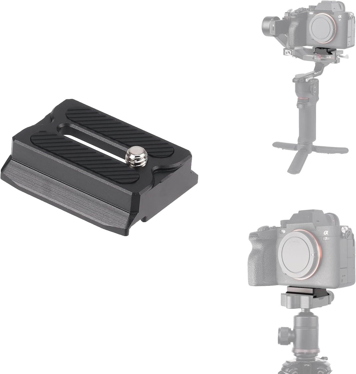 Fotga RS Upper Camera Quick Release Plate for DJI Ronin RS3 / RS 3 Mini/RS 3 ...