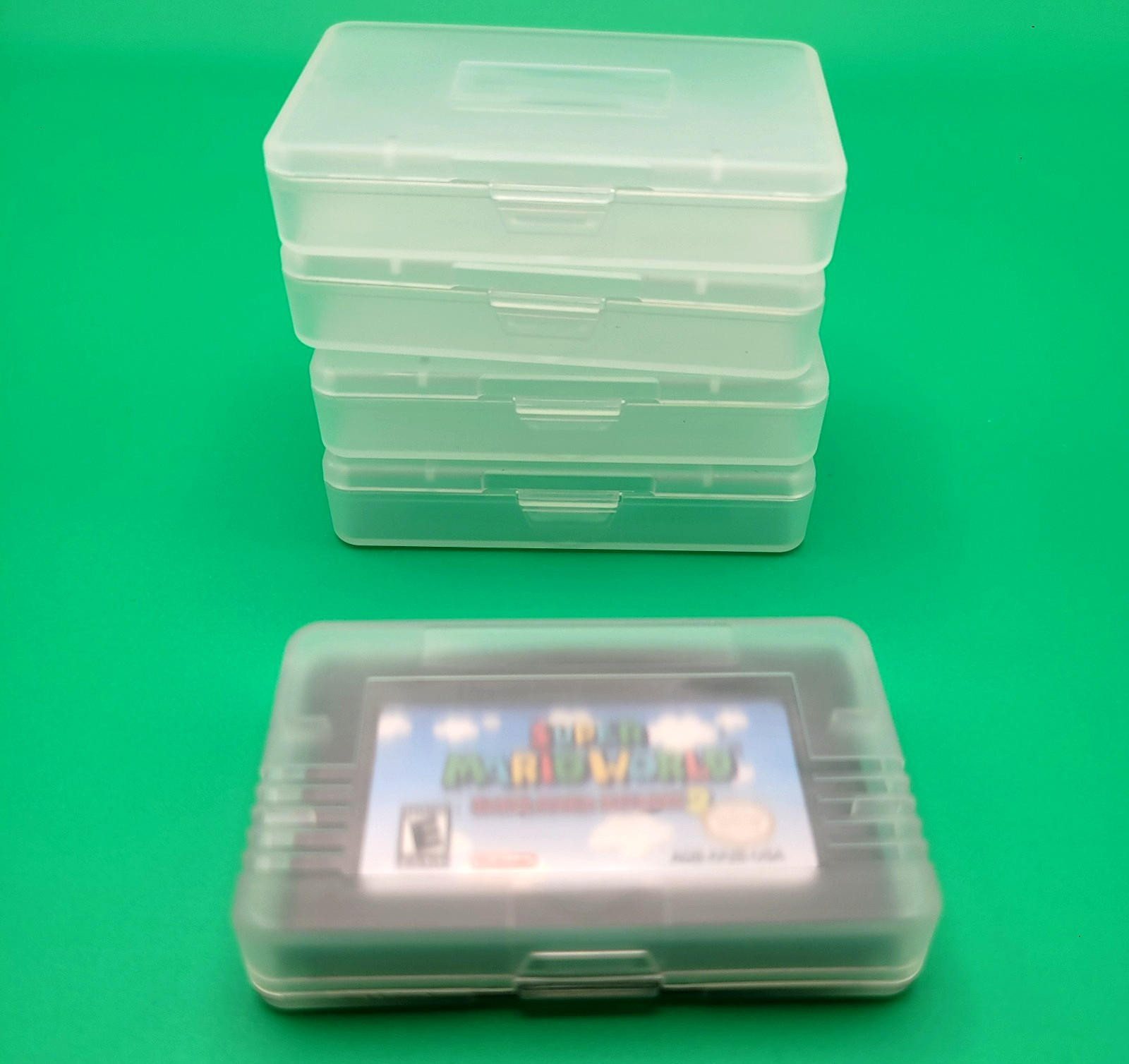 5x Plastic Clamshell Game Cases (Gameboy Advance  GBA) - Game NOT Included