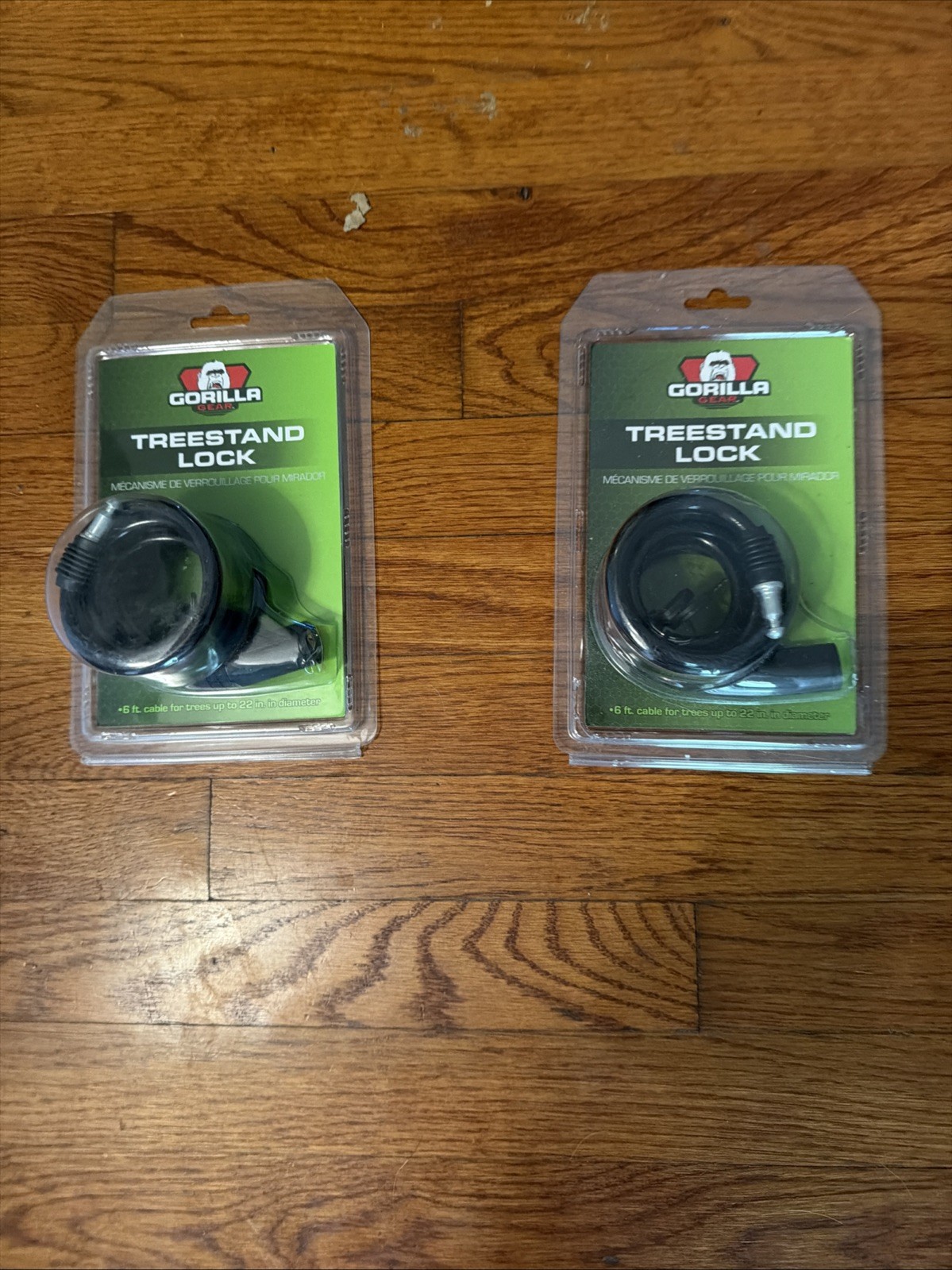 Gorilla Gear Tree Stand Lock with two keys, new never used
