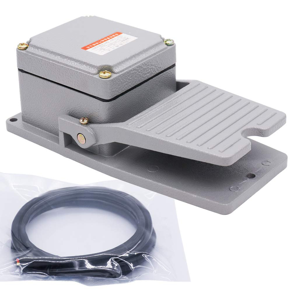 Industrial Momentary Foot Pedal Switch Hands Free Control Heavy Duty Design
