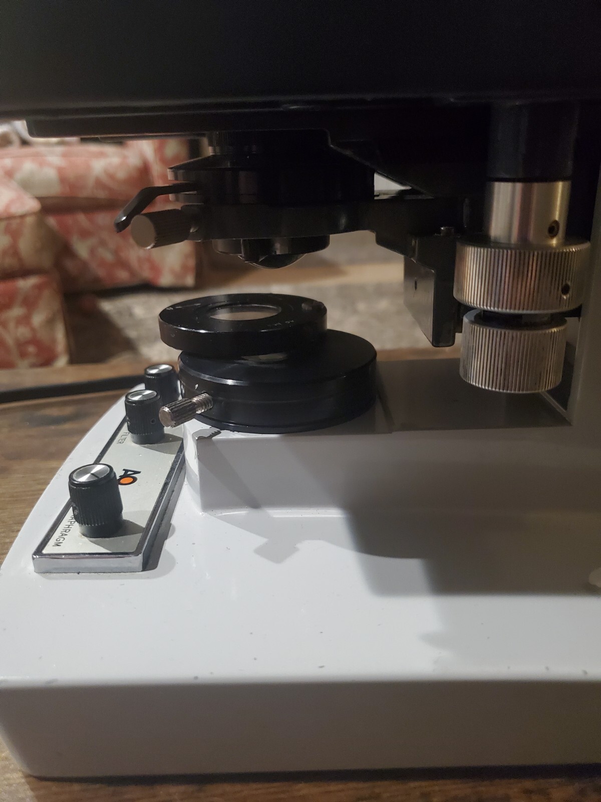 Microscope American Optical One-Ten MicroStar Dual Head w/4 Objectives