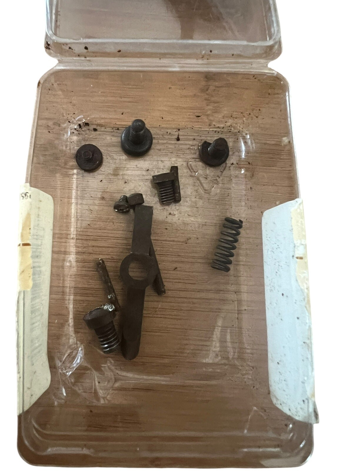 Vintage Gun Parts With Proof Marks Trigger Sight Screws