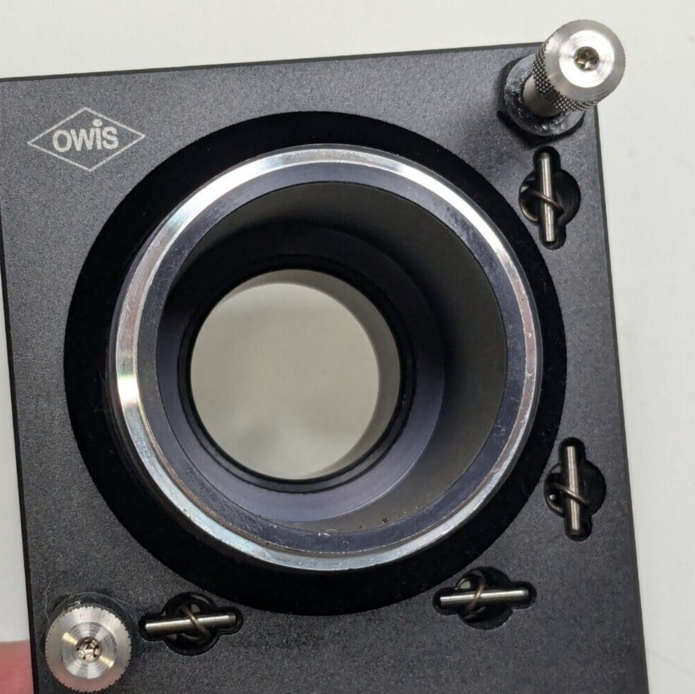 OWIS Optics Adjustable Transmitting TRANS Laser / Lens Mount - 2.5" Opening sb