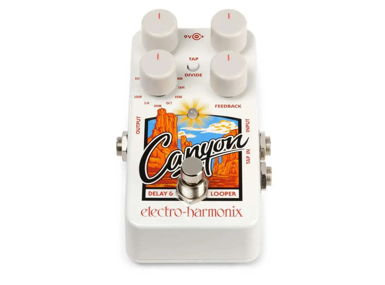 Electro-Harmonix Canyon Delay And Looper Guitar Effect Pedal
