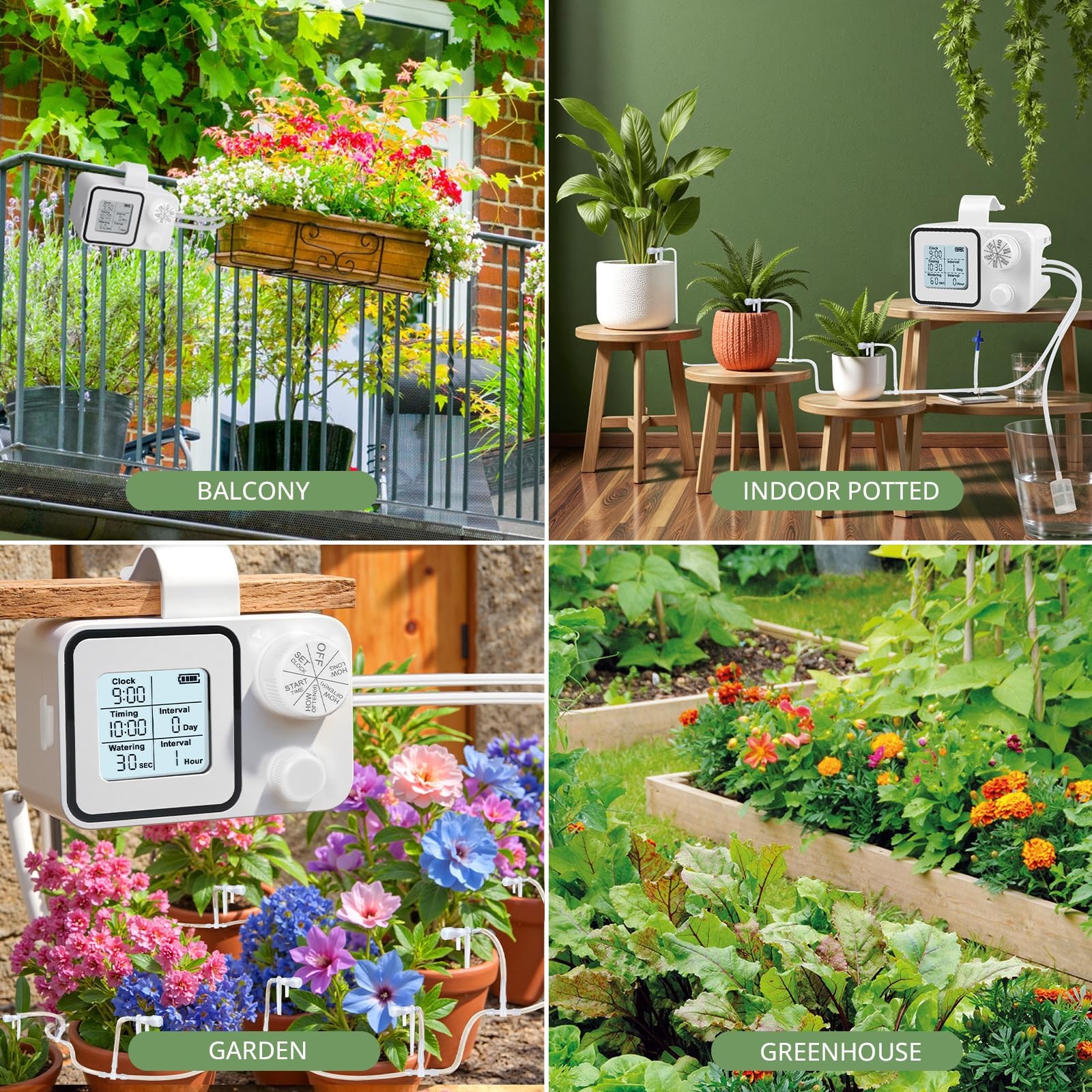 Automatic Plant Waterer Indoor Self Watering System, 33 Feet