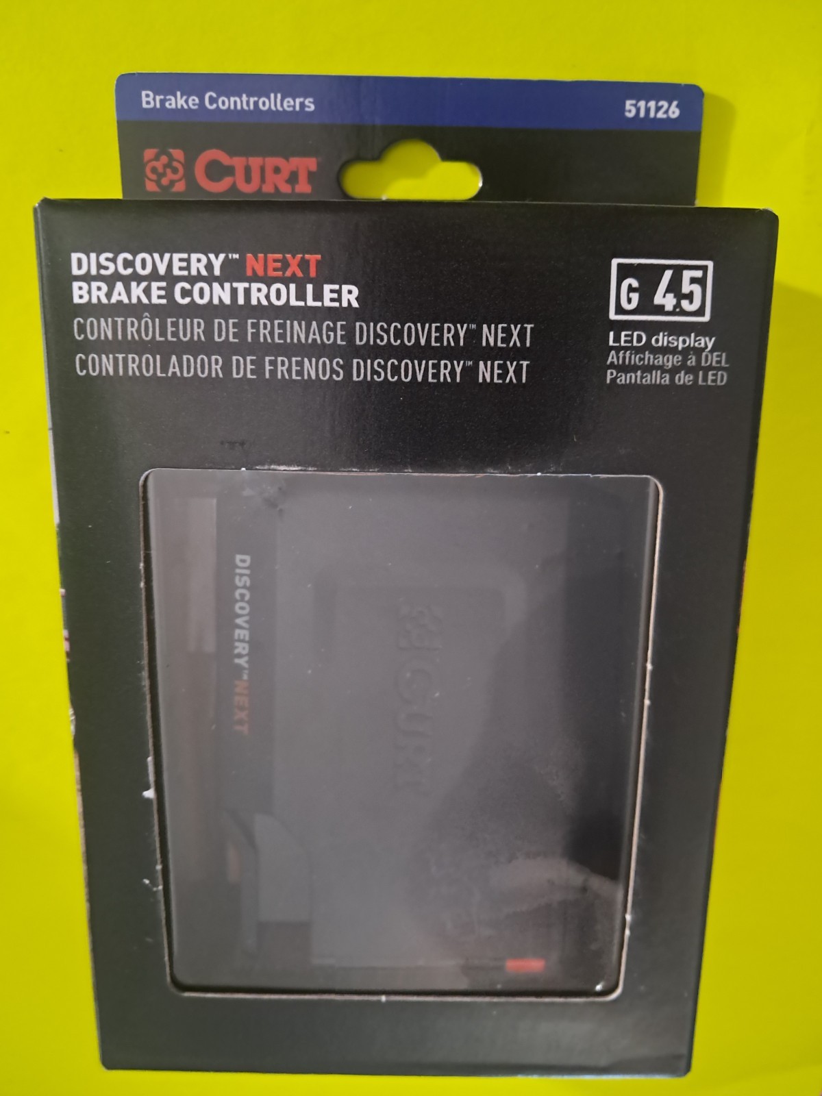 NEW - CURT Discovery NEXT Electric Trailer Brake Controller Time-Delay #51126