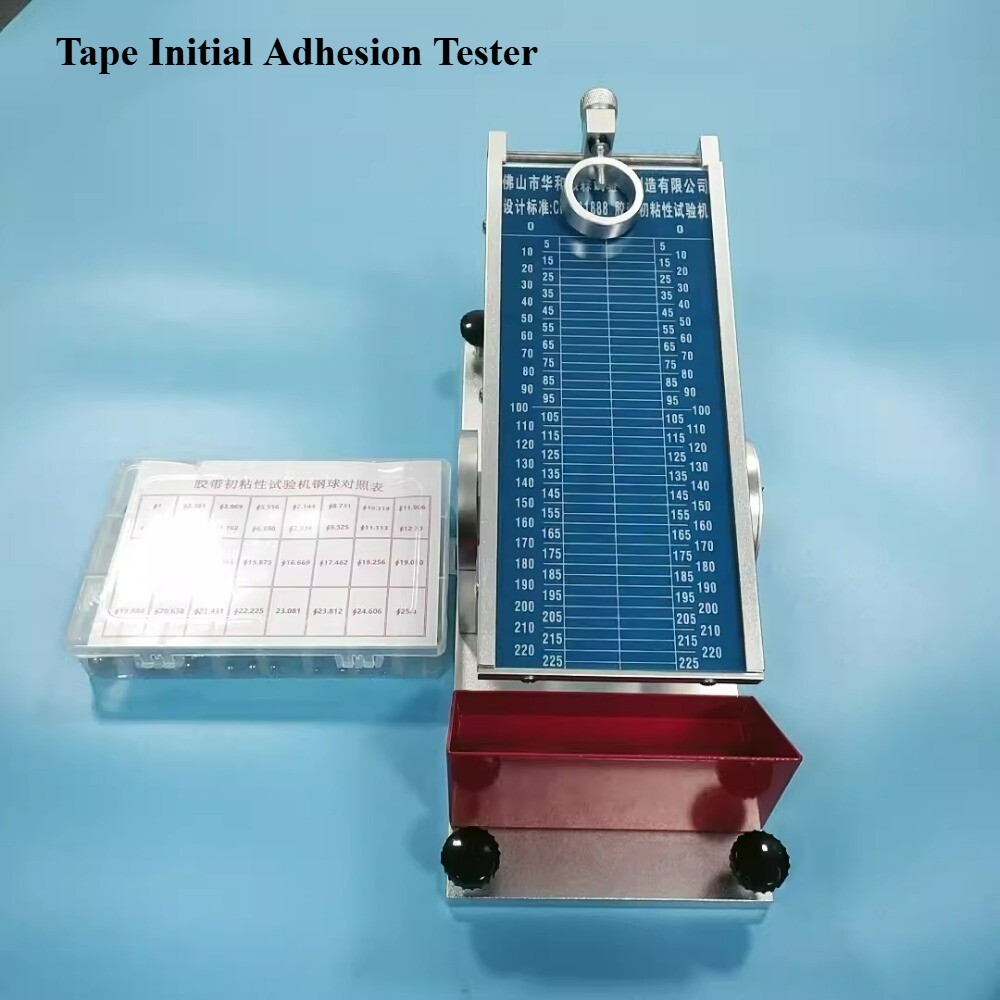Tape Initial Adhesion Tester Initial Adhesion Ball Test Machine with Steel Balls