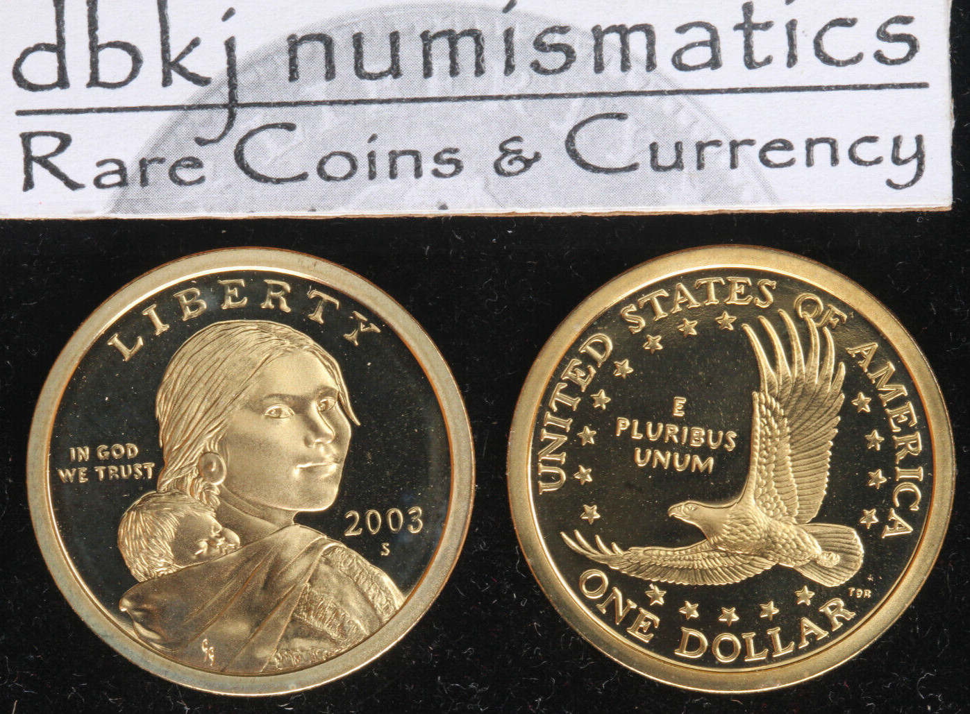 2003 S Proof Native American Sacagawea Dollar $1 - Choice to Gem