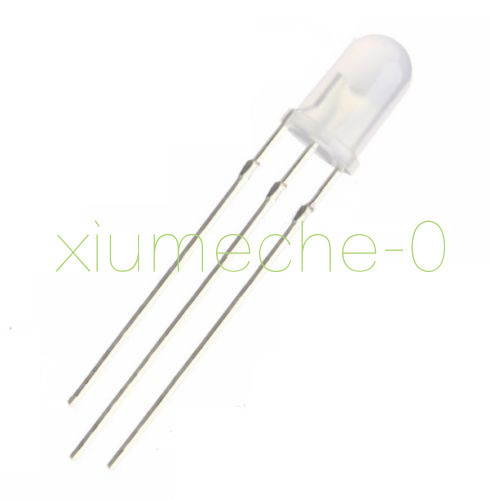 50PCS 5mm 3Pin Diffused two Bi-Color Red & Green Light Common Anode Led Diode M