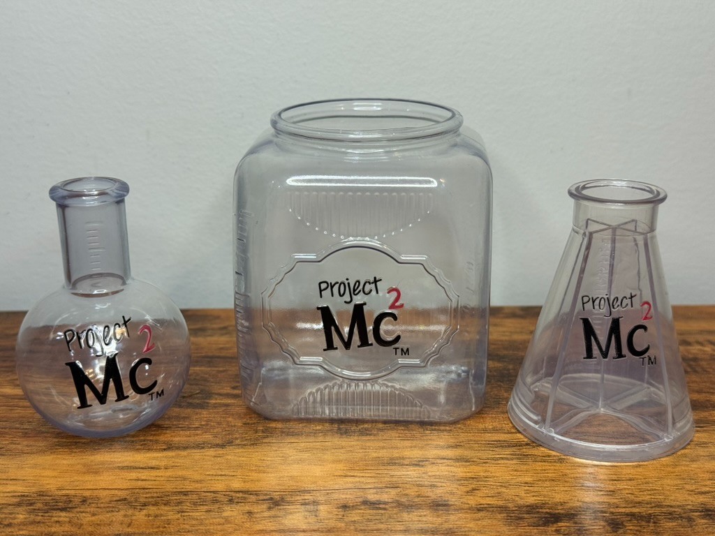 Project Mc2 Ultimate Science Lab Kit ~ 3 Beaker Replacement Parts Only