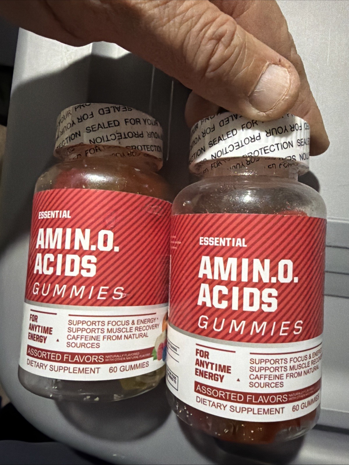 Lot 2 X Energy gummies amino acids exercise and fitness gummies