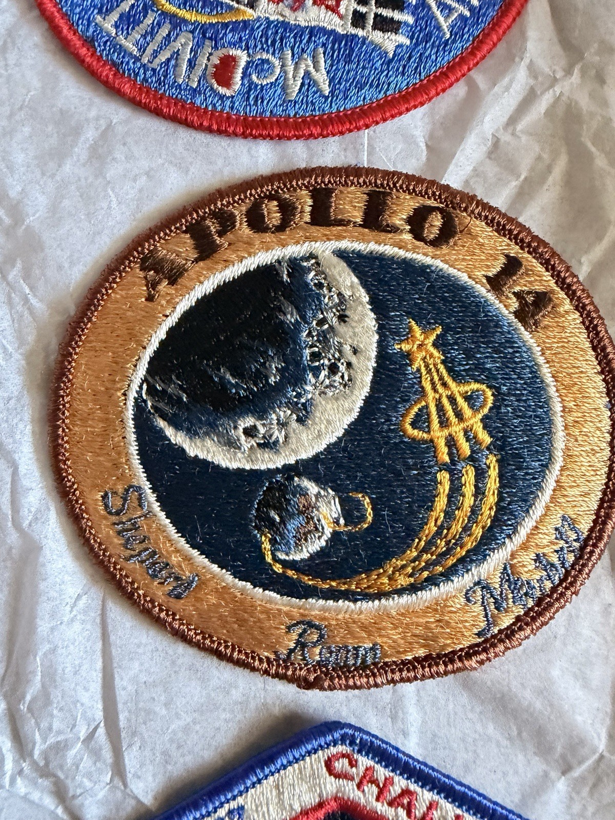 3 NASA Patches