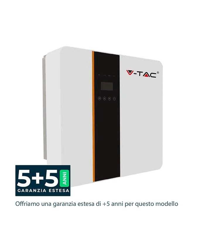 V-Tac Hybrid Inverter 5kW Single Phase IP65 with LCD Display for Photovoltaic System