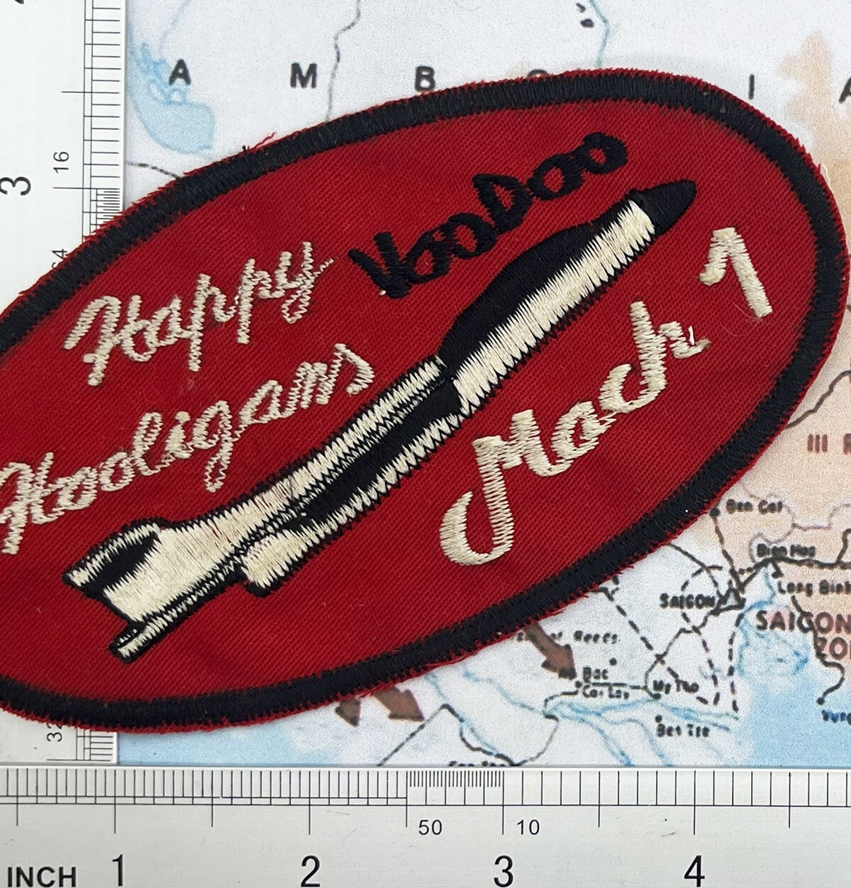 Patch , VOODOO MACH 1 Patch , happy hooligans , c1-78