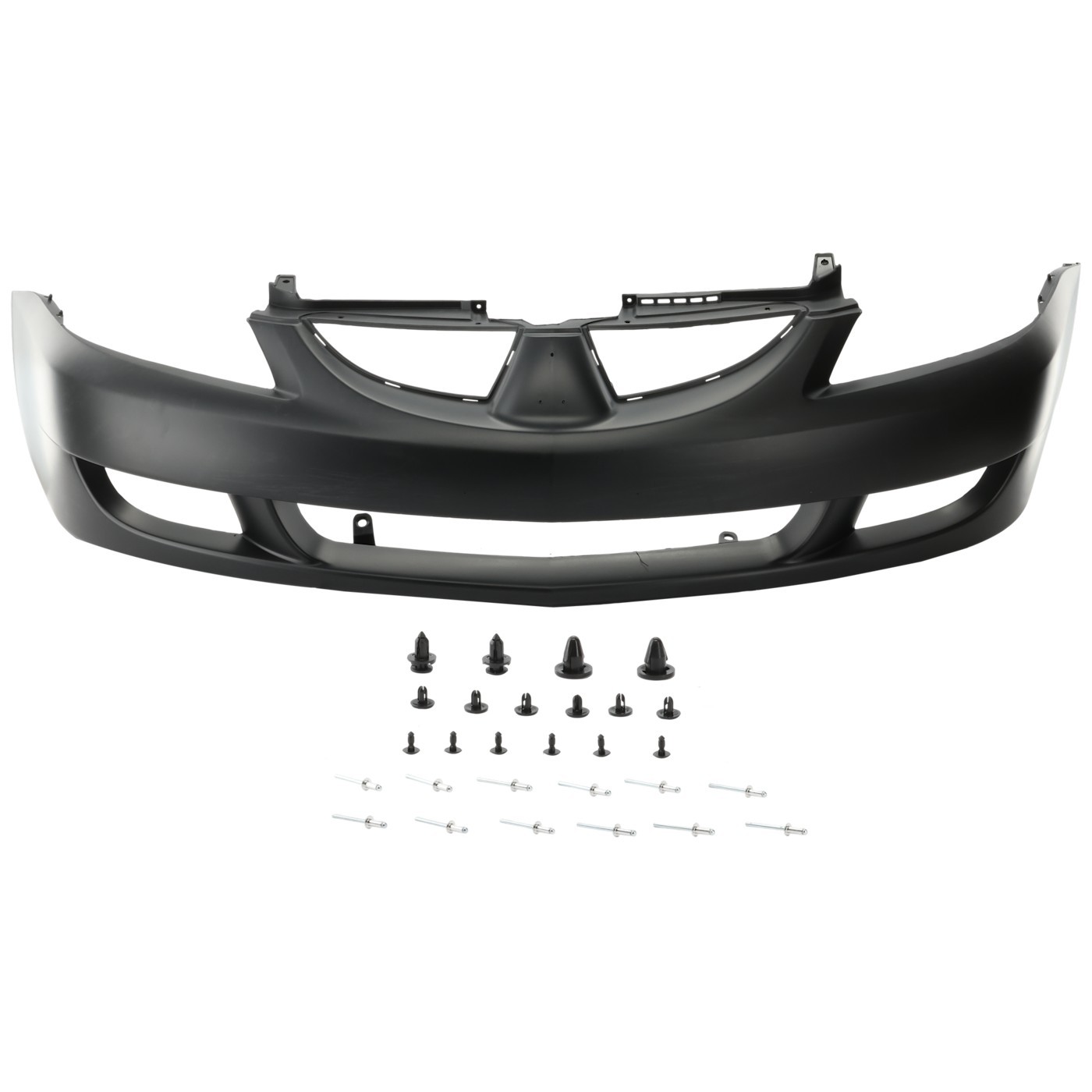 Front Bumper Cover For 2004-2005 Mitsubishi Lancer w/ fog lamp holes Primed